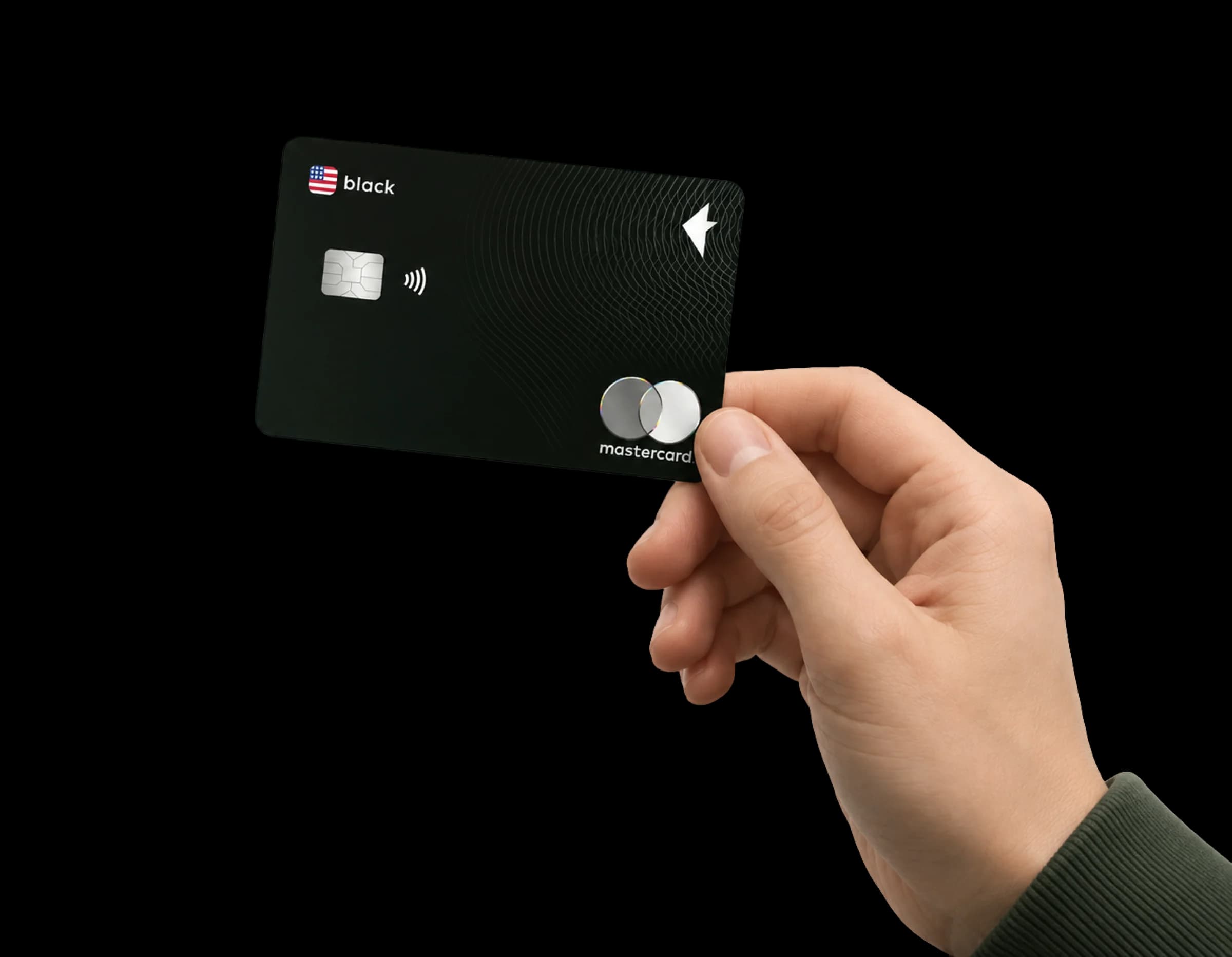 A hand holding the IKKB Black card